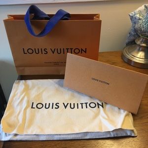 Louis Vuitton Gift Bag, Gift Receipt And Dust Bag